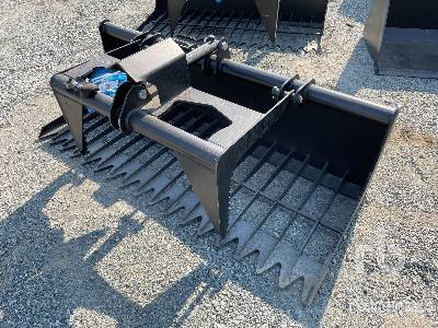 Unused 2022 KIT CONTAINERS  QT-SG-S76  75 in Skeleton (Unused)  Skid Steer Grapple Bucket
