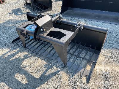 Unused 2022 KIT CONTAINERS  QT-SG-S76  75 in Skeleton (Unused)  Skid Steer Grapple Bucket