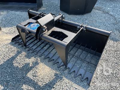 Unused 2022 KIT CONTAINERS  QT-SG-S76  75 in Skeleton (Unused)  Skid Steer Grapple Bucket