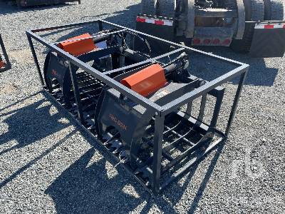 Unused TMG INDUSTRIAL  TMG-SG84  84 in Skeleton (Unused)  Skid Steer Grapple Bucket