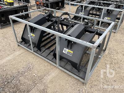 Unused SUIHE  72 in Skeleton (Unused)  Skid Steer Grapple Bucket