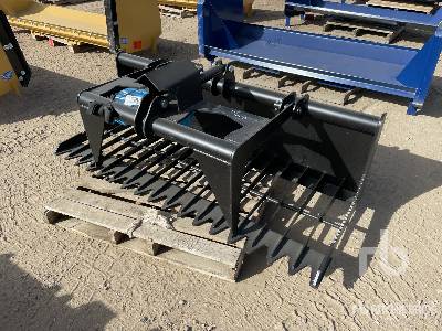 Unused KIT CONTAINERS  76 in Skeleton (Unused)  Skid Steer Grapple Bucket