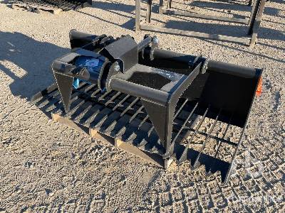 Unused KIT CONTAINERS  76 in Skeleton (Unused)  Skid Steer Grapple Bucket