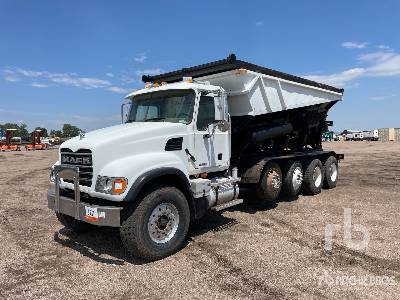 2003 MACK  CV713  10x4  Stone Spreader Truck