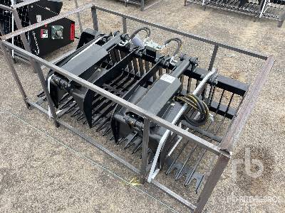 Unused 2022 LANDY  PRGB72  1830 mm Hydraulic Rock (Unused)  Skid Steer Grapple Bucket
