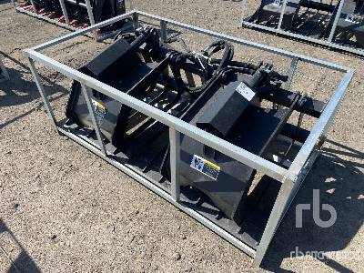 Unused SUIHE  1830 mm Hydraulic Rock (Unused)  Skid Steer Grapple Bucket