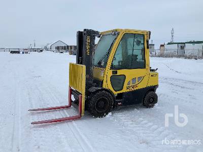 2014 Hyster H50FT 4800 lb LPG Pneumatic Tire Forklift