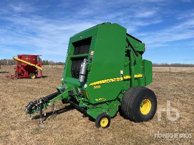 2010 John Deere 568 Round Baler
