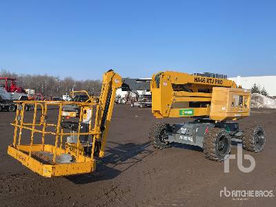 2016 Haulotte HA46RTJ 4WD Diesel Articulating Boom Lift
