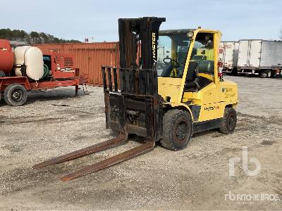 2005 Hyster H110XM 10750 lb LPG Pneumatic Tire Forklift