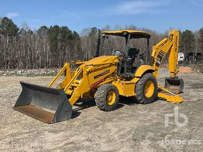 2007 Komatsu WB146-5 4x4 Backhoe Loader