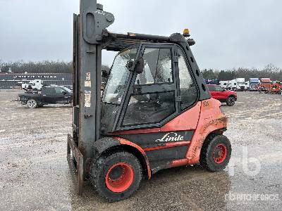 2012 Linde H70D 15000 lb Diesel Pneumatic Tire Forklift