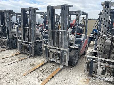 2018 Toyota 8FGU25 4500 lb LPG Pneumatic Tire Forklift