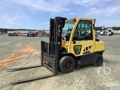 2015 Hyster H90FT 5900 lb LPG Pneumatic Tire Forklift