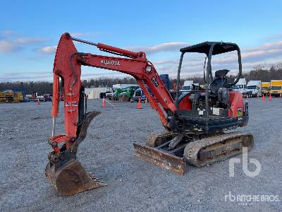 2016 Kubota KX713S Mini Excavator
