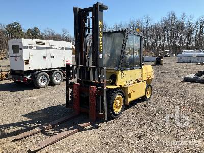 1996 Hyster H100XL2 9200 lb LPG Pneumatic Tire Forklift