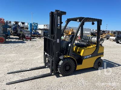 2014 Hyster H50FT 4600 lb LPG Pneumatic Tire Forklift