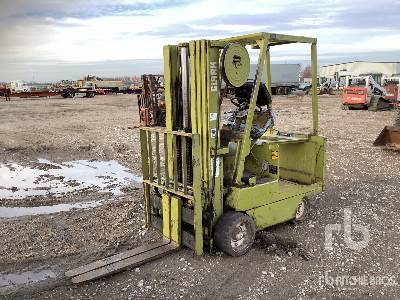 Clark EC500 2000 lb Electric Forklift (Inoperable)