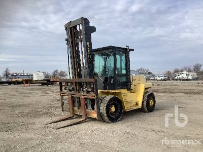 1996 Hyster H165XL 16300 lb Diesel Pneumatic Tire Forklift