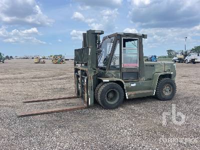 Hyster H155XL 10000 lb Diesel Pneumatic Tire Forklift