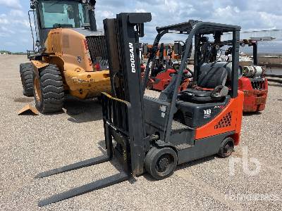 Doosan GC18S-5 3050 lb Cushion Tire Forklift