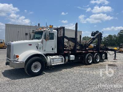 Prentice Epsilon Knuckle Boom on 2015 Peterbilt 365 8x4 Boom Truck