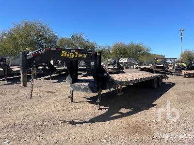 2013 Big Tex 22GN25BK+5 25 ft T/A Gooseneck Equipment Trailer