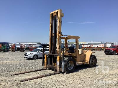 1973 Hyster H250E 24100 lb LPG Pneumatic Tire Forklift