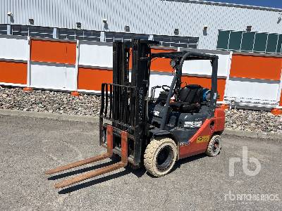 2018 Toyota 8FGU25 4500 lb Dual Fuel Cushion Tire Forklift