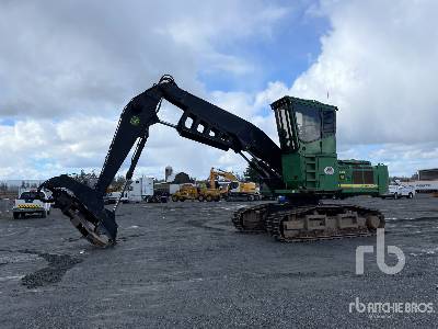 2014 John Deere 2454D Heel Boom Log Loader