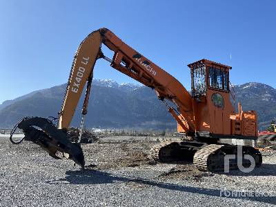 1993 Hitachi EX400 Heel Boom Log Loader