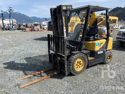 2002 Doosan G25P-3 4450 lb LPG Pneumatic Tire Forklift