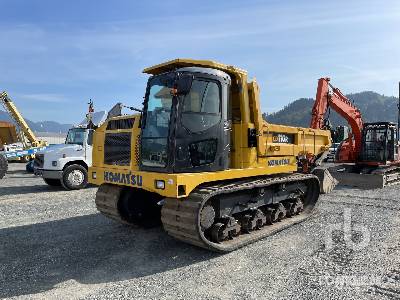 2008 Komatsu CD110R-2 Rotating Crawler Carrier w/ Dump Bed