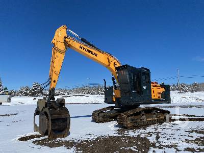 2017 Hyundai HX220 Tracked Short Wood Log Loader