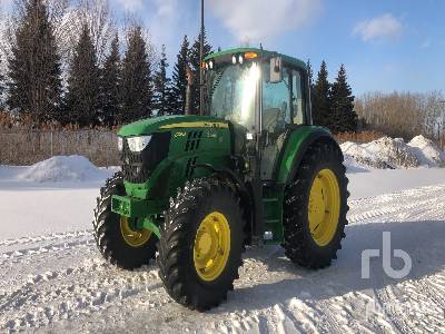 2014 John Deere 6125M 4WD Tractor