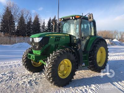 2014 John Deere 6125M 4WD Tractor