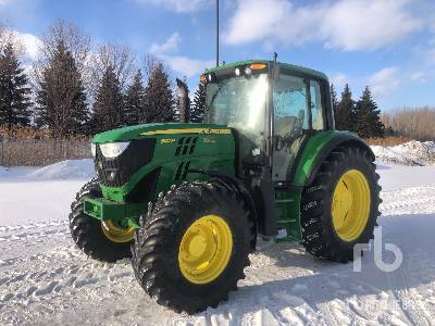 2014 John Deere 6125M 4WD Tractor