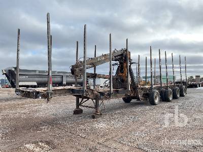 2014 Deloupe GZ51 50 ft Quad/A Log Trailer