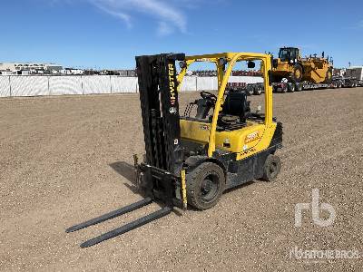 2010 Hyster H50FT 4800 lb LPG Pneumatic Tire Forklift