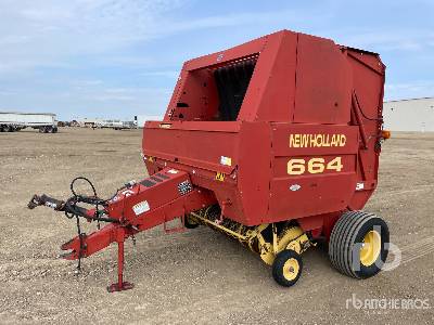 1998 New Holland 664 Round Baler