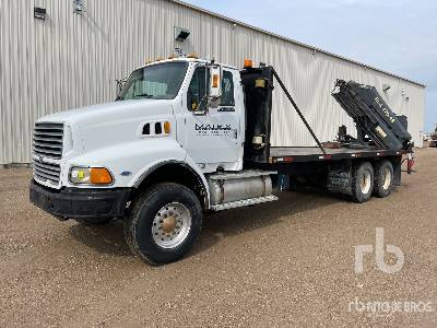 2003 Heila HL-L 170-4S 7273 lb Knuckle Boom on 1997 Ford AT9513 Aeromax 6x4 Boom Truck