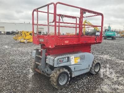 2014 Haulotte COMPACT12RTE Electric 4x4 Scissor Lift