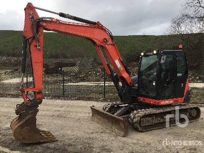 2017 Kubota KX080-4A Tracked Excavator