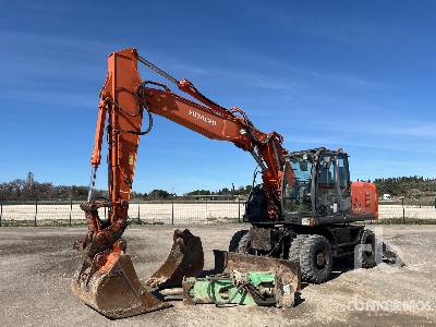 2008 Hitachi ZX170W-3 Pelle Sur Pneus Wheel Excavator