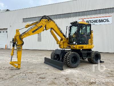 2021 Komatsu PW118MR-11 Pelle Sur pneus 4x4x4 Wheel Excavator