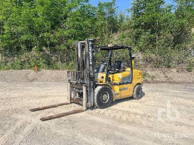 2011 Hyundai 50DA-7E 5000 kg Diesel Chariot Elevateur Pneumatic Tire Forklift