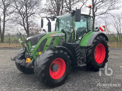 2017 Fendt 718 Vario Profi Plus 4WD Tractor