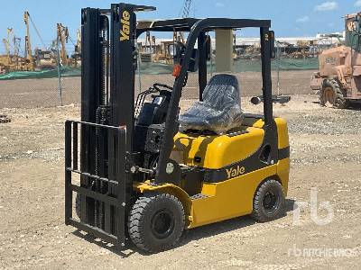 2022 Yale GDP20SMX 2 ton Diesel Pneumatic Tire Forklift (Unused)
