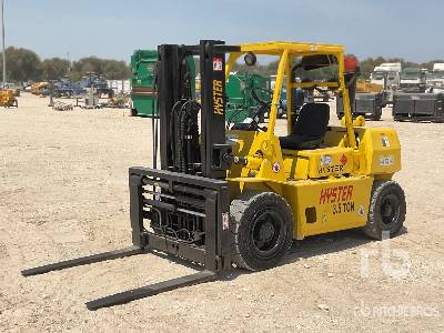 1999 Hyster H3.50XL 3.5 ton Diesel Pneumatic Tire Forklift