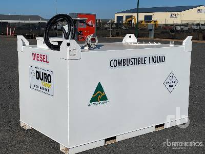 2023 Durotank 4000 L Skid Mounted Steel Diesel Self Bunded Fuel Tank (Unused)